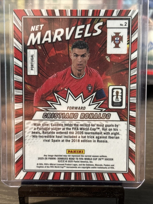 2025-26 Panini Donruss Road to Fifa World Cup - Net Marvels Cristiano Ronaldo #2