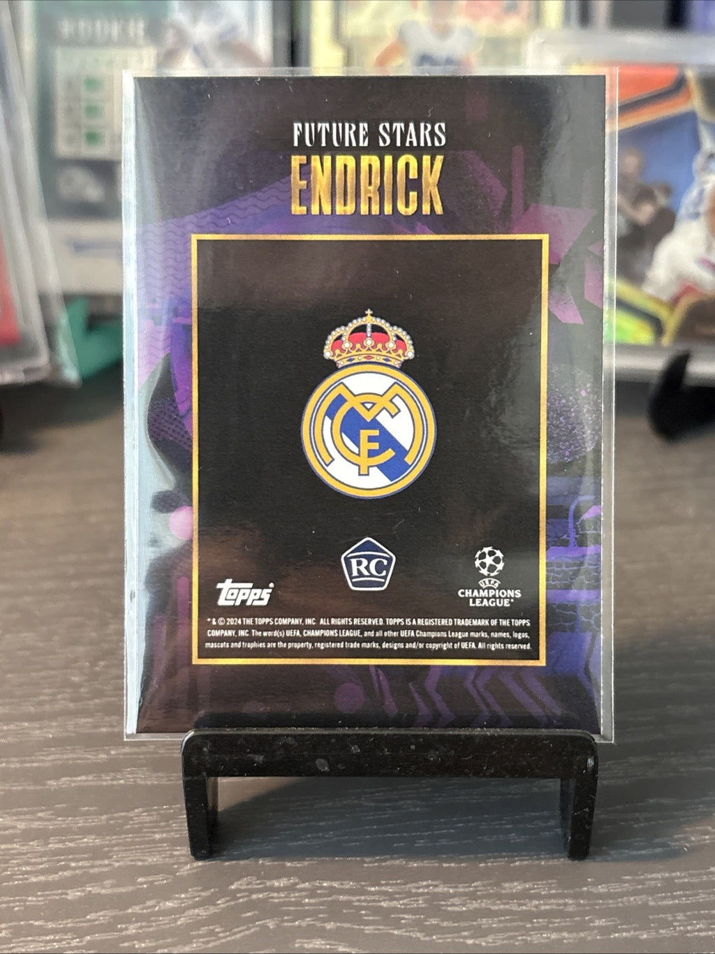2024/25  Endrick Topps X Walkertkl Gold Future Stars RC Real Madrid