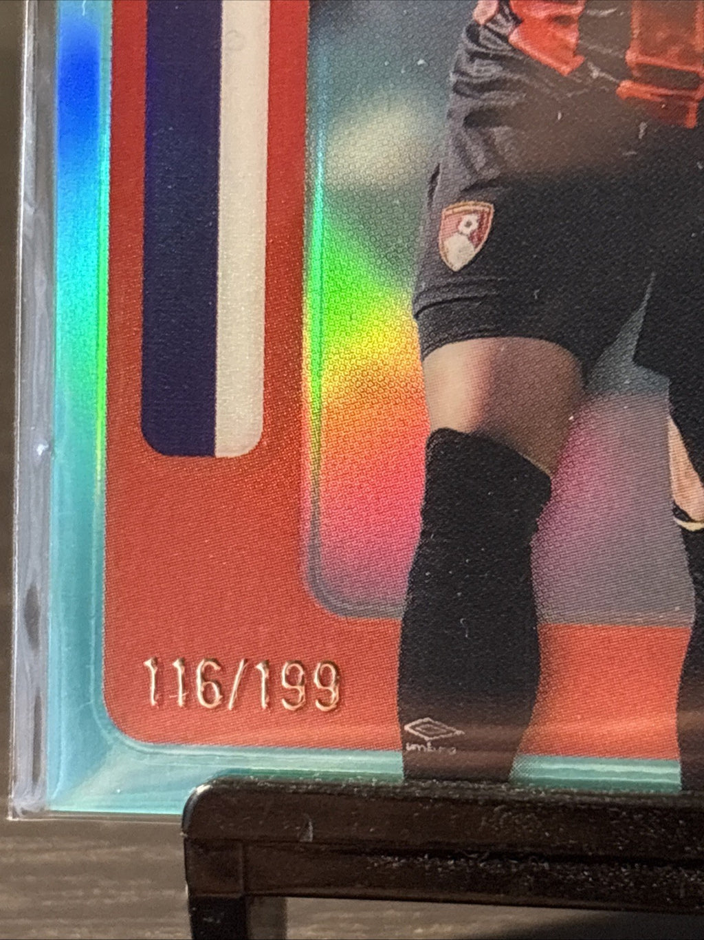 2026 Topps Chrome Premier League Aqua /199 Justin Kluivert Bournemouth