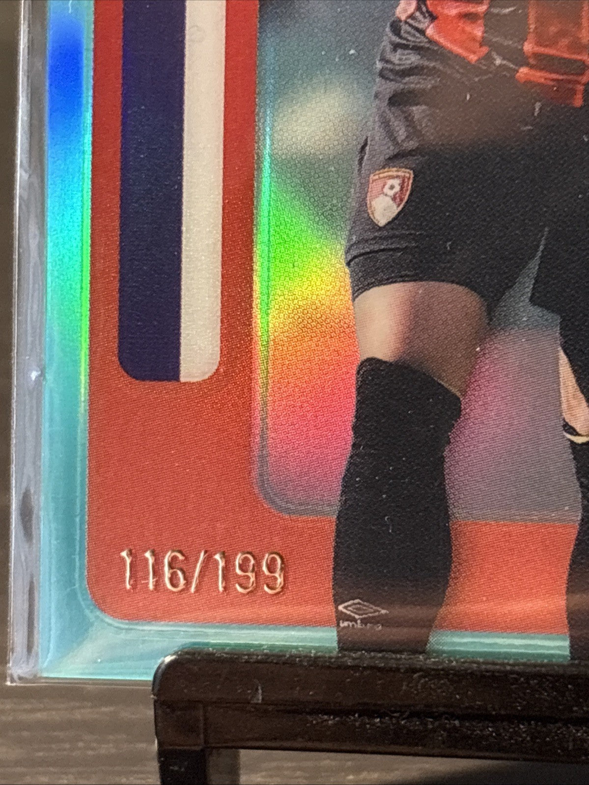 2026 Topps Chrome Premier League Aqua /199 Justin Kluivert Bournemouth