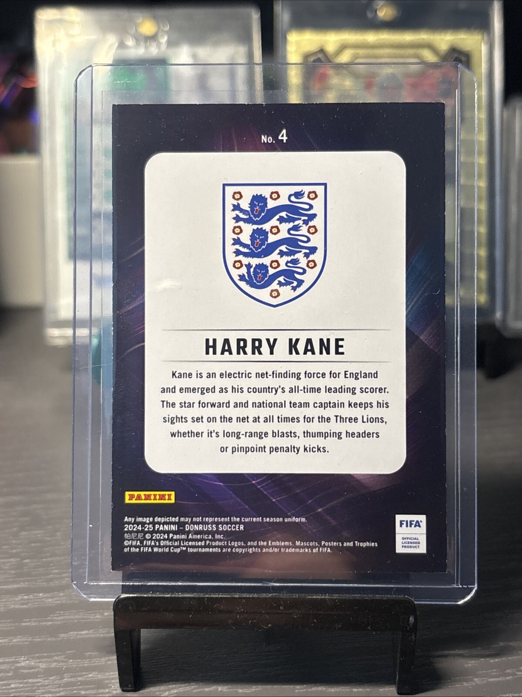 HARRY KANE 2024-25 Donruss Night Moves Case Hit Insert SP