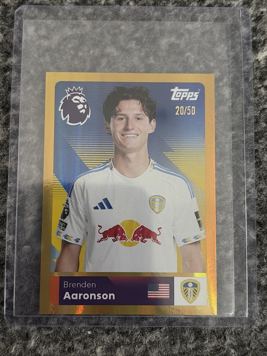 Topps Premier League 2025/26 Brenden aaronson /50