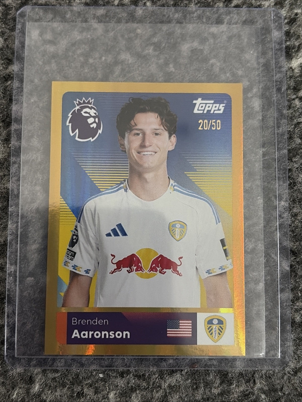 Topps Premier League 2025/26 Brenden aaronson /50