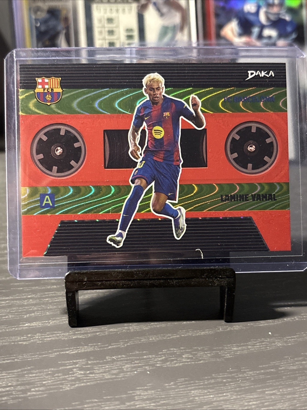Daka 2025 FC Barcelona Soccer EB-5 Lamine Yamal Yellow Holo 185/199