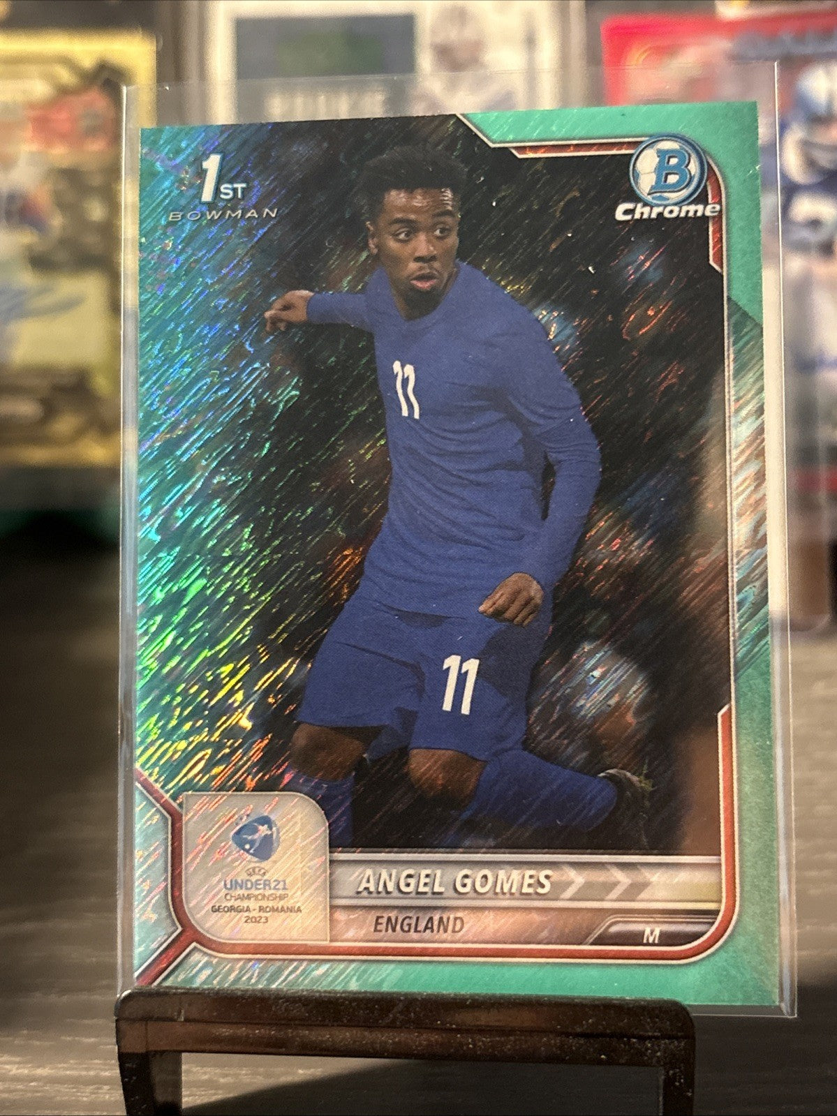Topps Bowman Chrome Road To Under 21 Championship Angel Gomes /125 1st Bowman