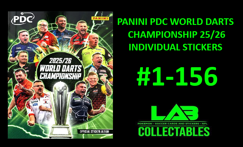 Panini PDC World Darts Championship 25/26 Individual Stickers #1-156