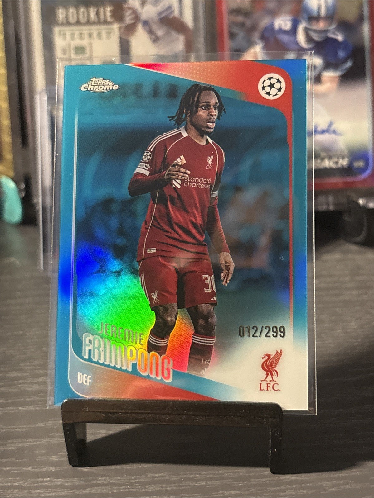 Jeremie Frimpong Topps Chrome UCC Liverpool FC /299