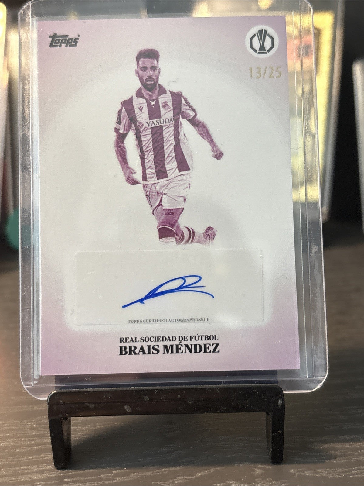 Topps Simplicidad 2025 Brais Mendez Auto /25 Real Sociedad (Spanish exclusive)