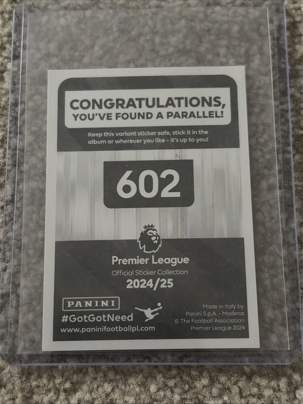 WEST HAM MOHAMMED KUDUS GOLD PARALLEL PANINI PREMIER LEAGUE 2024/25 2025