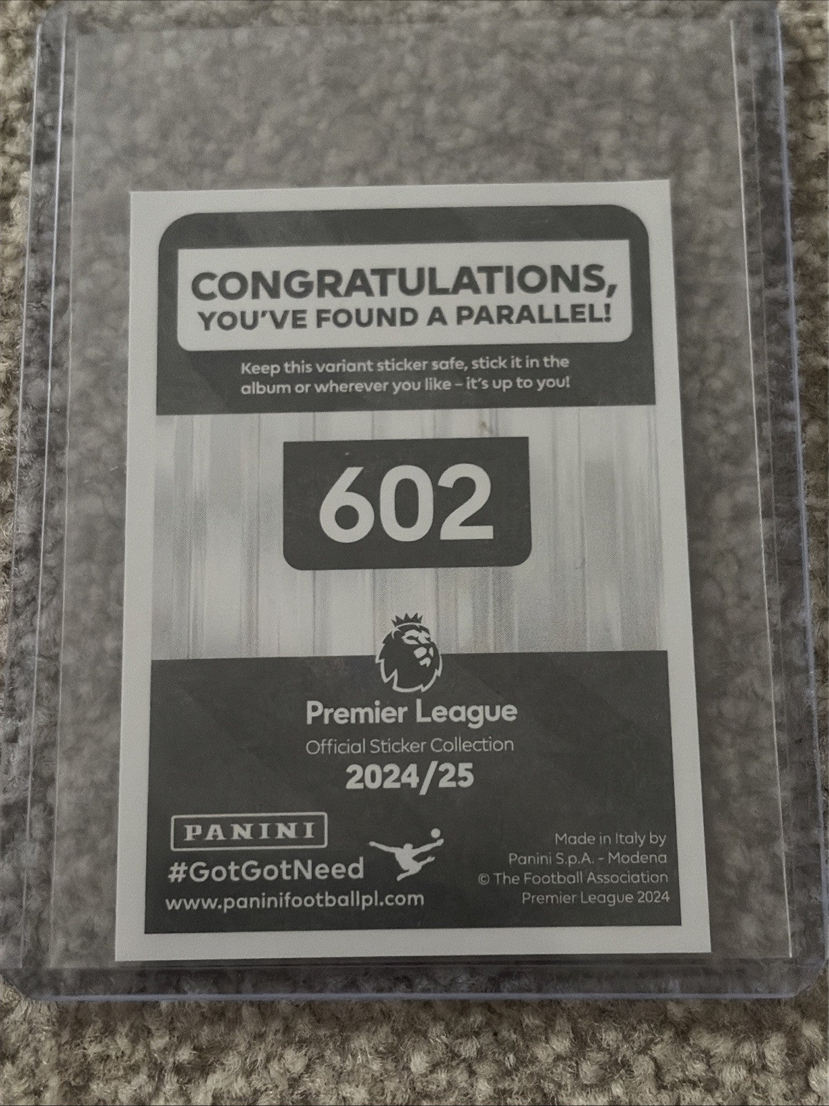 WEST HAM MOHAMMED KUDUS GOLD PARALLEL PANINI PREMIER LEAGUE 2024/25 2025