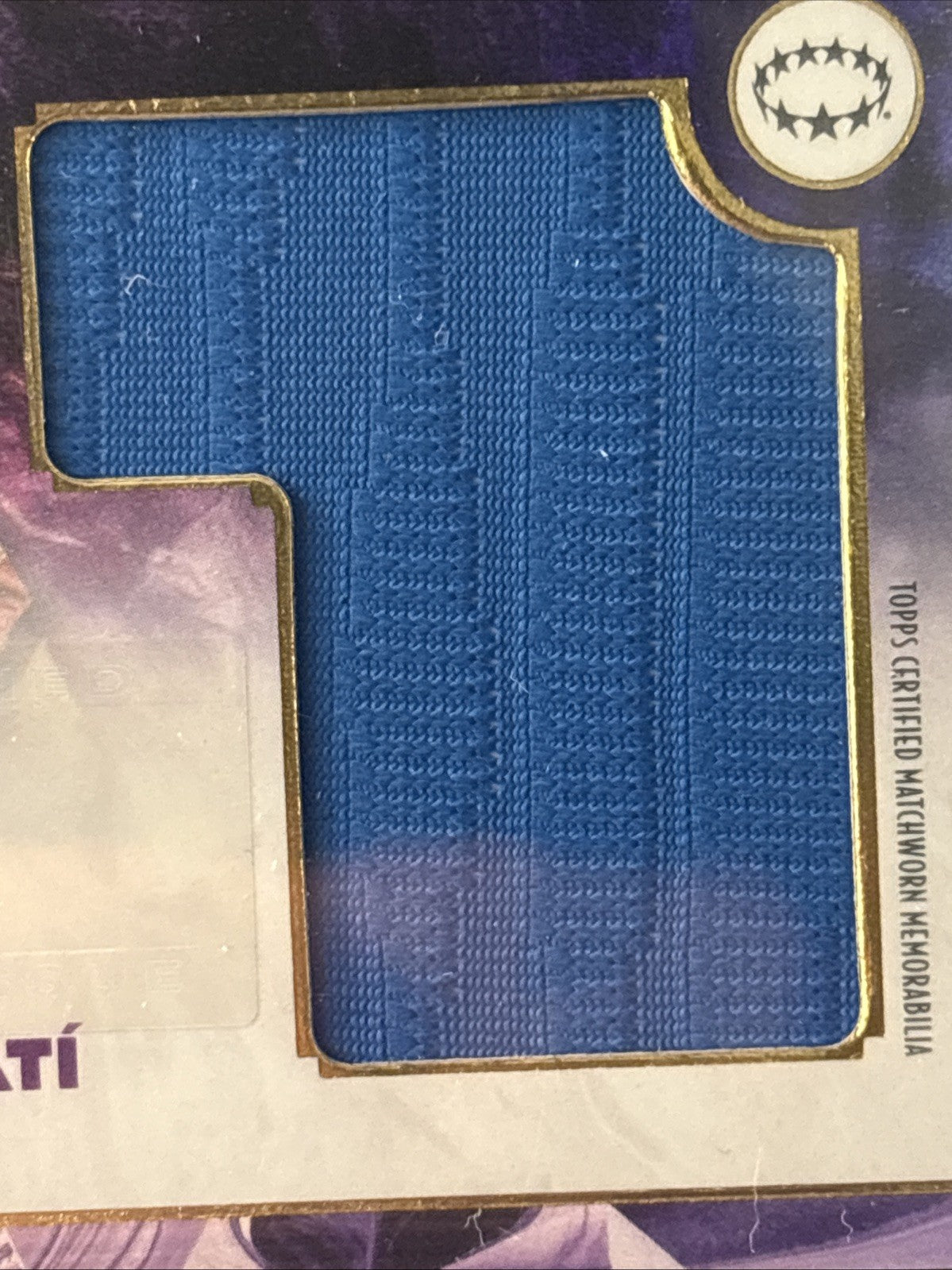 2024 Topps Deco Aitana Bonmati Purple Match Worn Patch Auto Autograph #25/25