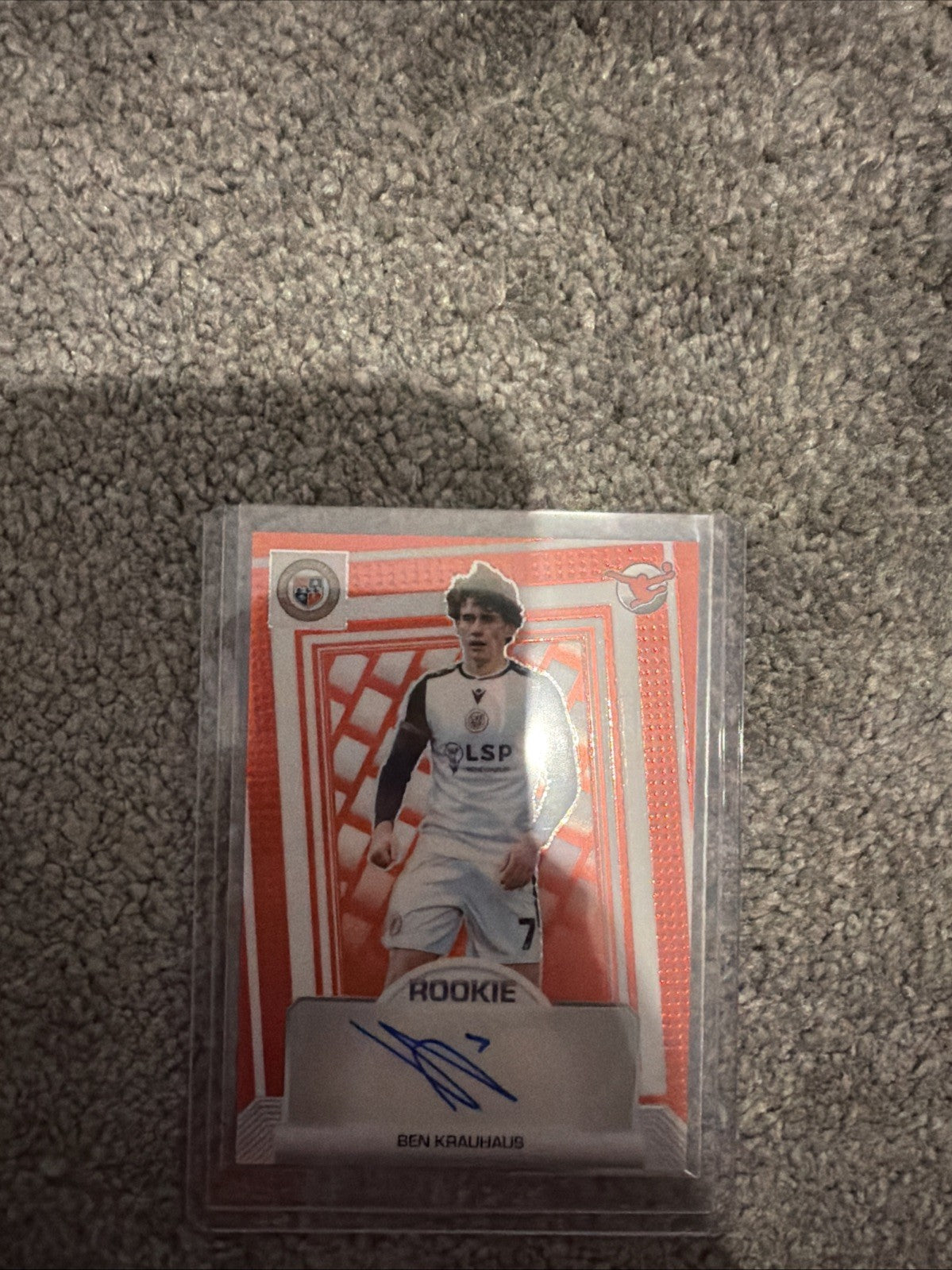 Ben Krauhaus rookie auto 03/10  bromley Panini EFL 2025/2026