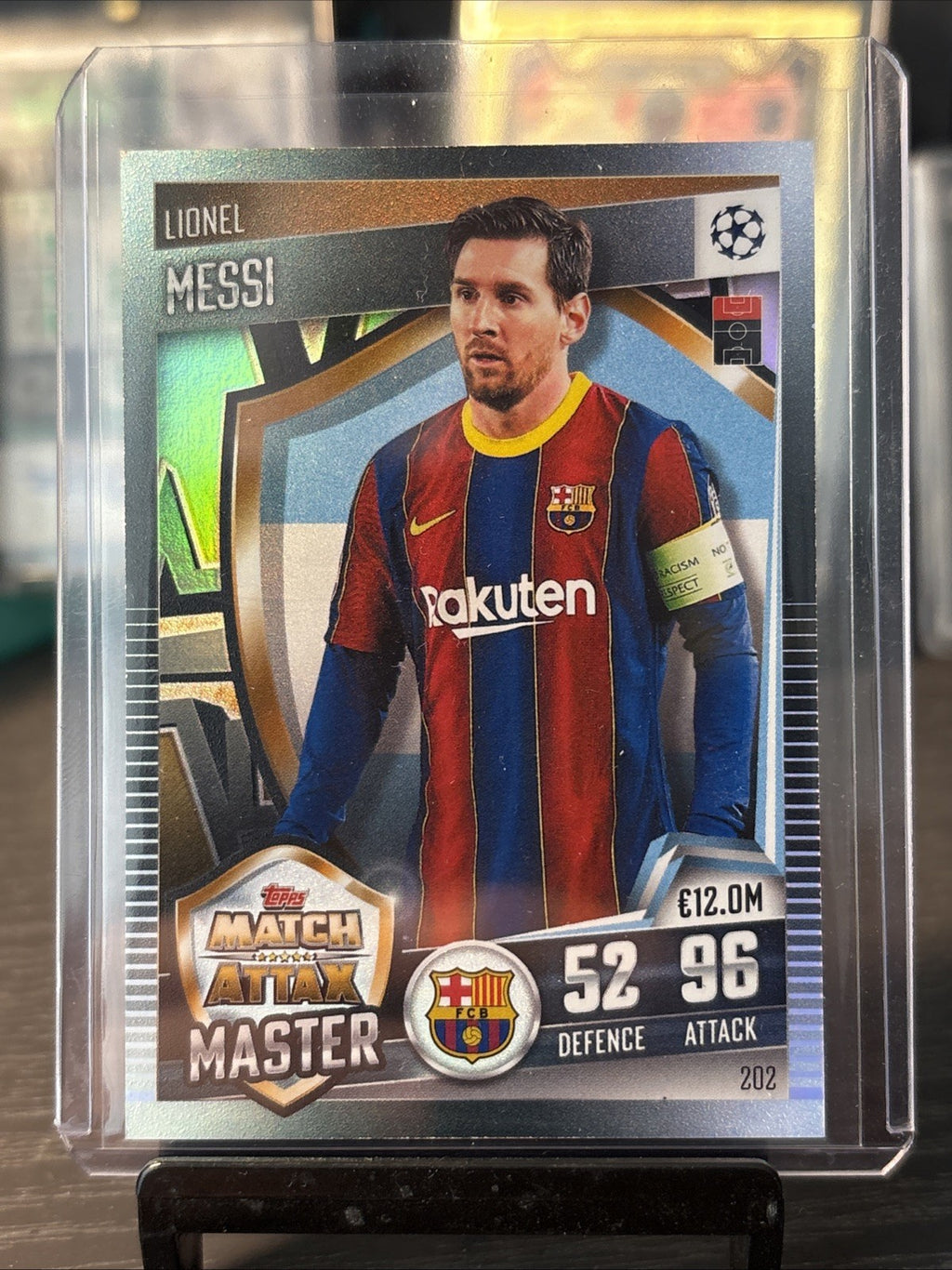 MATCH ATTAX 101 2020/21 LIONEL MESSI MATCH ATTAX MASTER NO 202 NEW