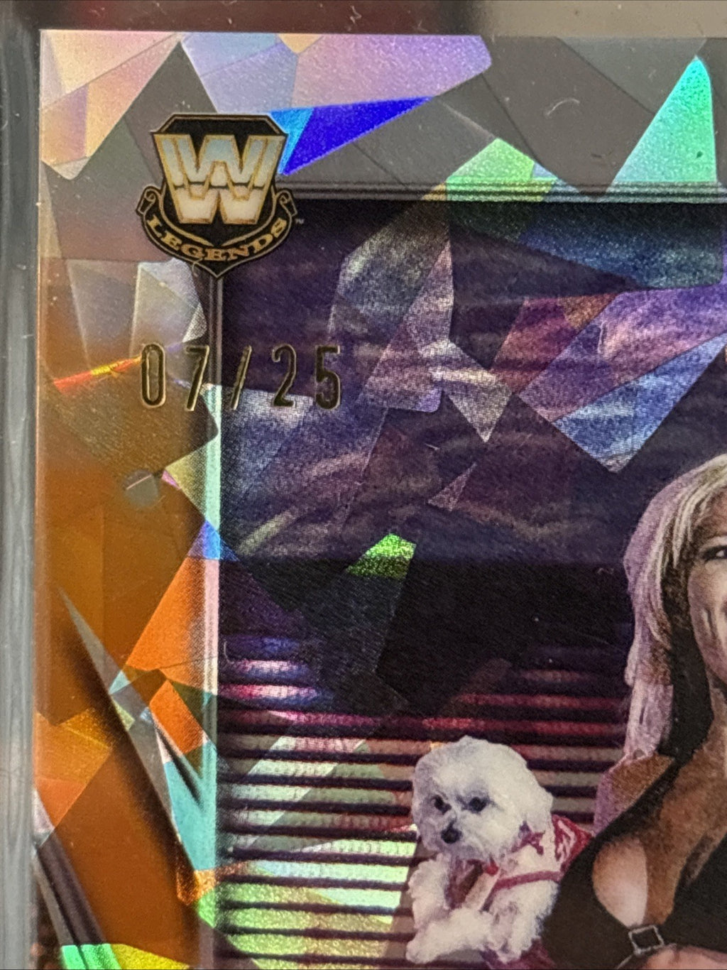 Torrie Wilson 2026 Topps Chrome WWE #66 Orange Sapphire Refractor /25