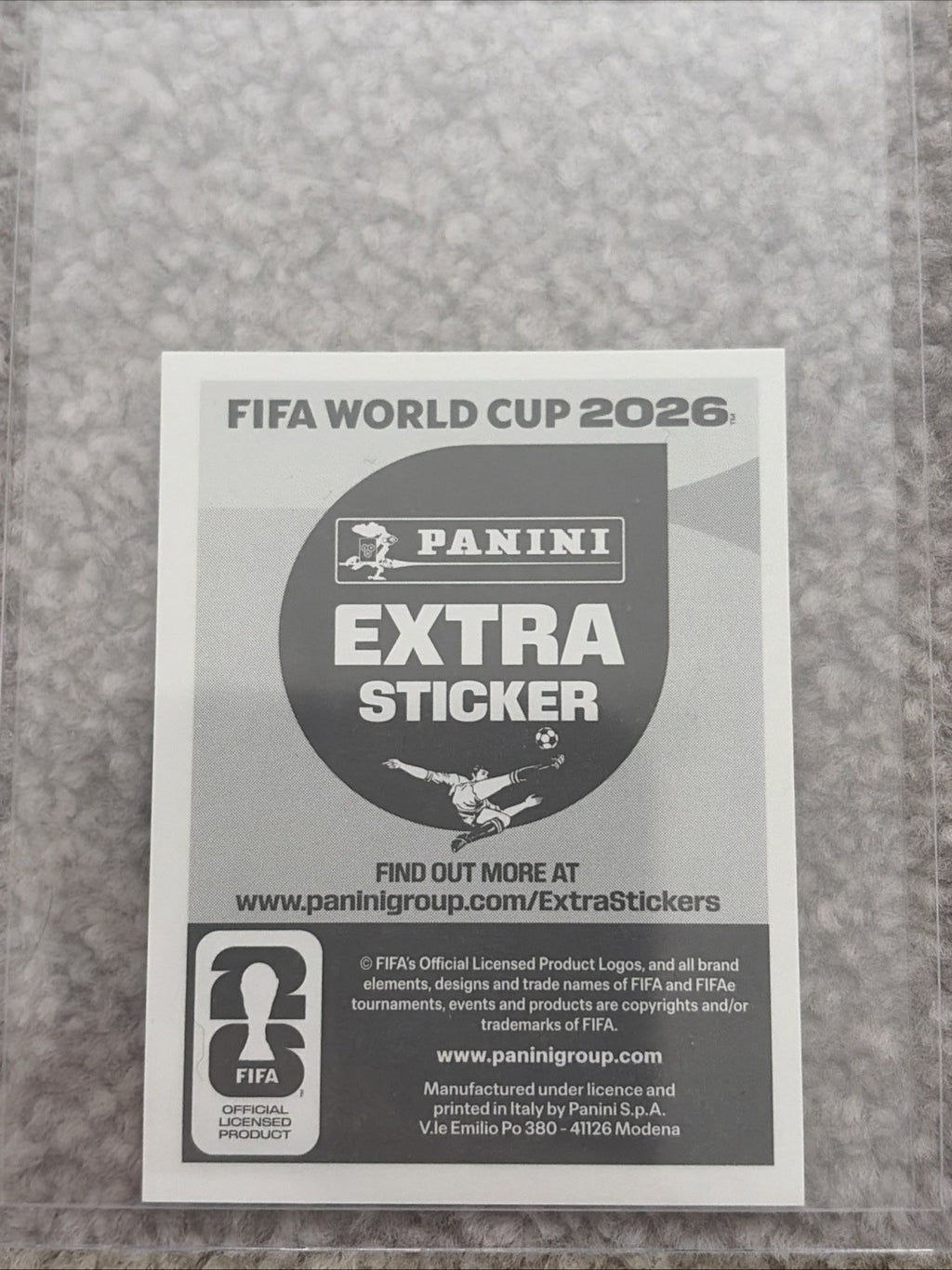 Panini FIFA World Cup 2026 Collection Erling Haaland BRONZE Extra Sticker