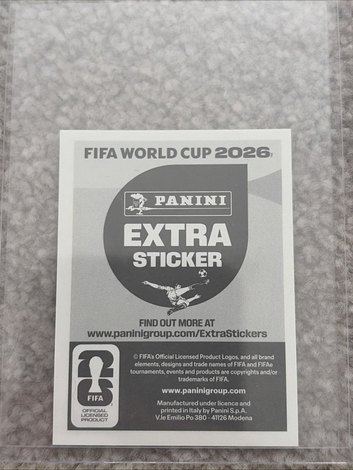 Panini FIFA World Cup 2026 Collection Erling Haaland BRONZE Extra Sticker