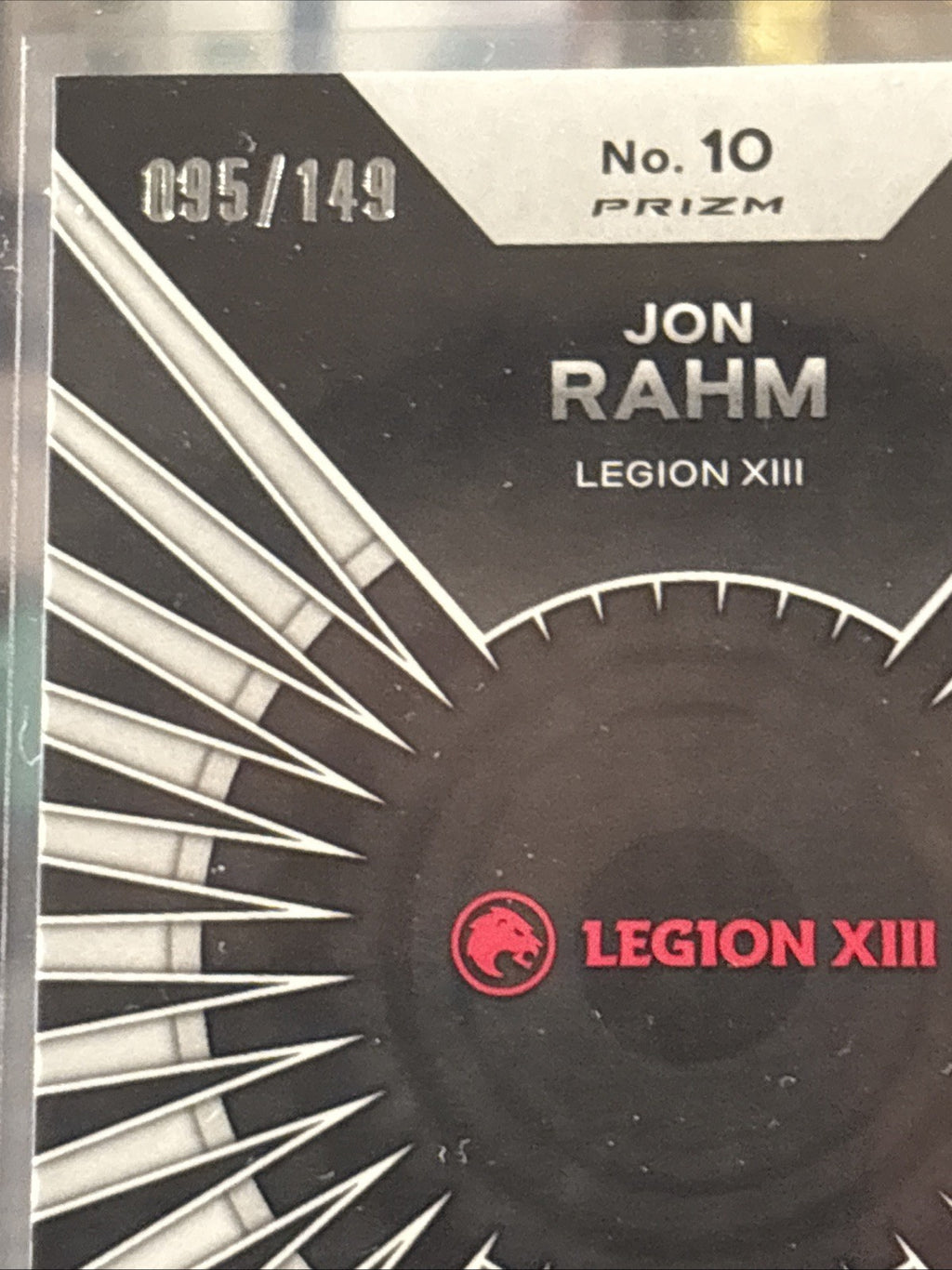 JON RAHM 2024 PANINI PRIZM LIV GOLF DOMINANCE LEGION RED /149 Q0348