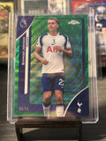 TOPPS PREMIER LEAGUE CHROME 2026 BRENNAN JOHNSON TOTTENHAM GREEN WAVE 09/99