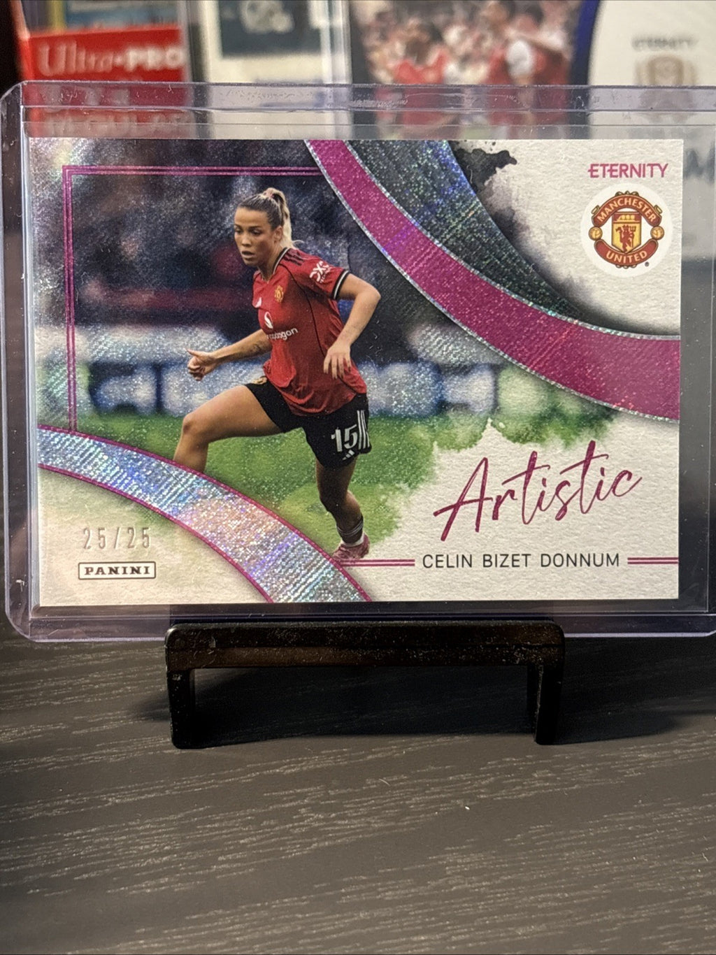 Panini Eternity WSL 25/26 Celin Bizet Donnum Artistic Magenta  /25 Man Utd Card