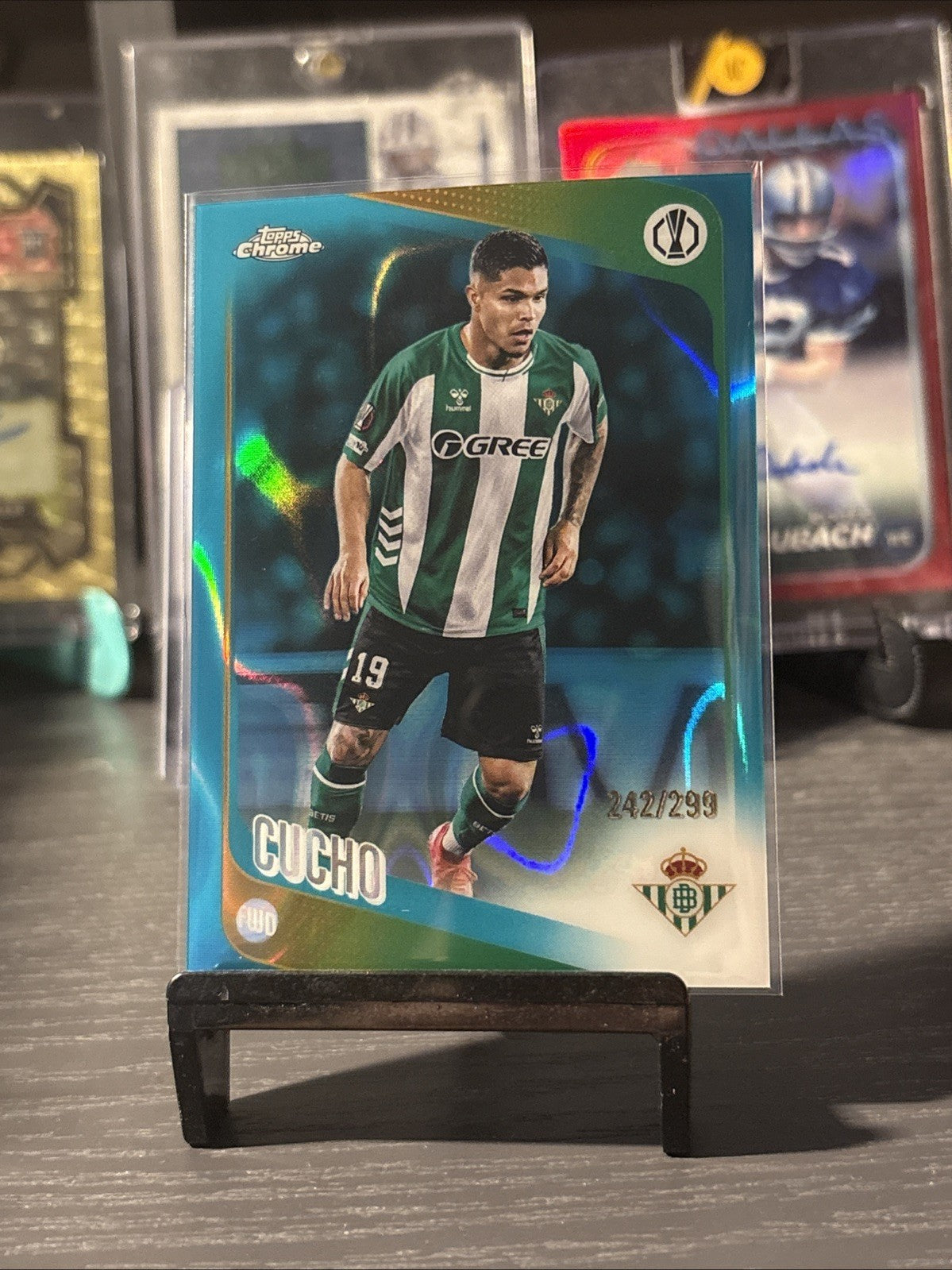 Topps Chrome UEFA Europa League Cucho Hernandez Real Betis Balompié  /299