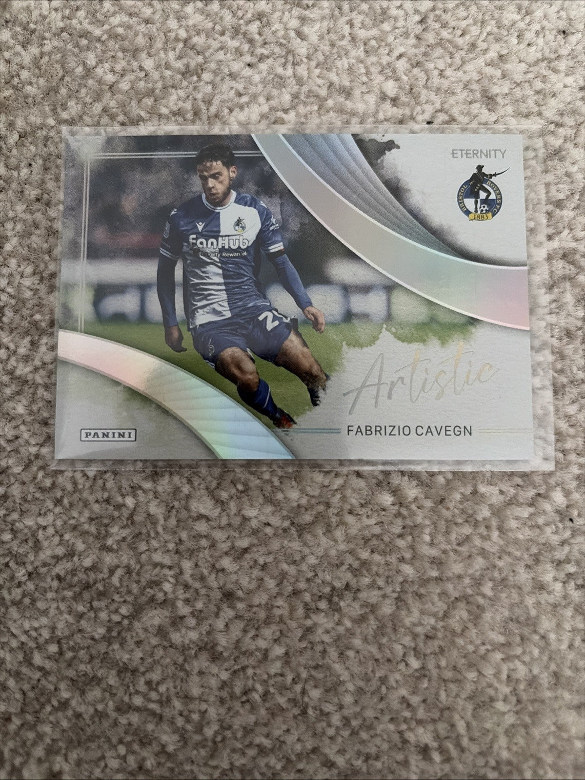 Panini EFL Eternity Fabrizio Cavegn Bristol Rovers Artistic Base