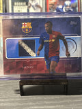 Topps Barcelona 125th Anniversary Thierry Henry Camp Nou Goal Net Patch /75