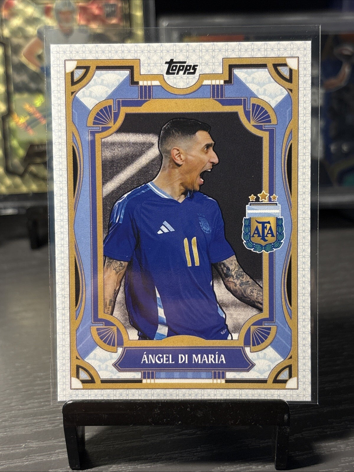 Topps Argentina Team Set 2024 2025 Angel Di Maria Photo Frame