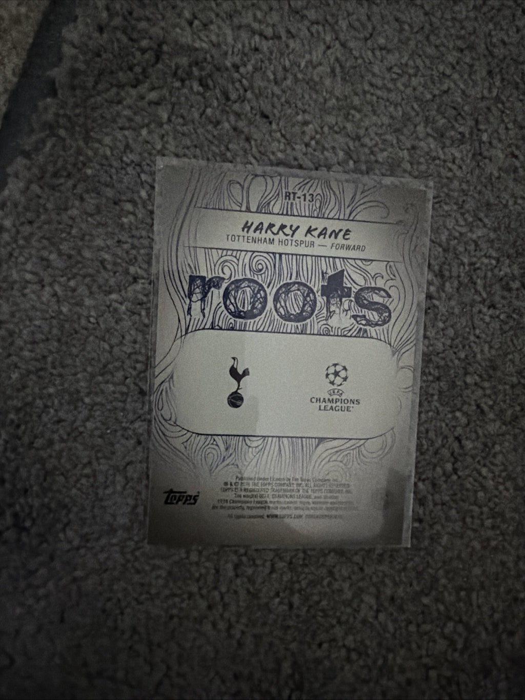 Topps CL Club Competition 2026 No. RT-13 Harry Kane Roots
