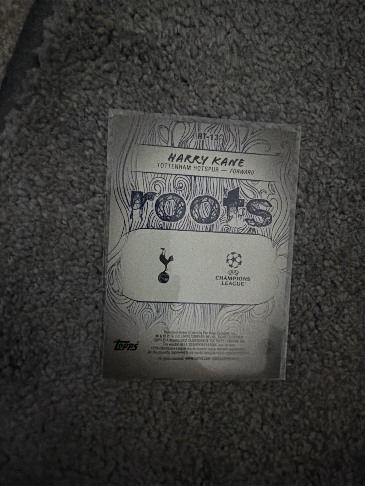 Topps CL Club Competition 2026 No. RT-13 Harry Kane Roots