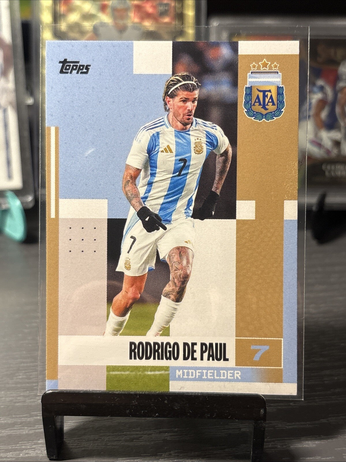 Rodrigo De Paul Argentina Base 2024-25 Topps Team Set #10