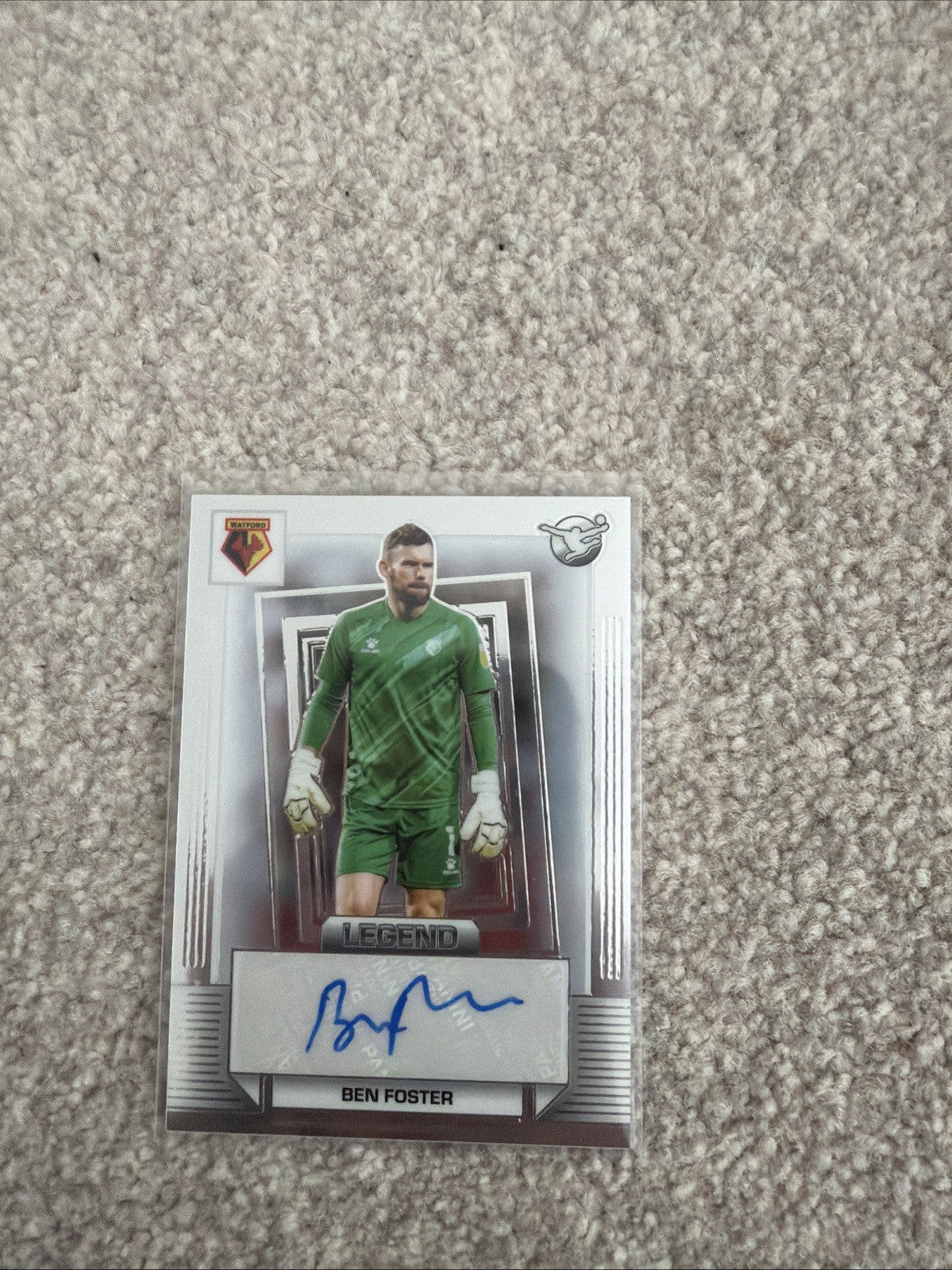 2025/26 Panini Football Ben Foster Legend Auto Watford Autograph LA-7