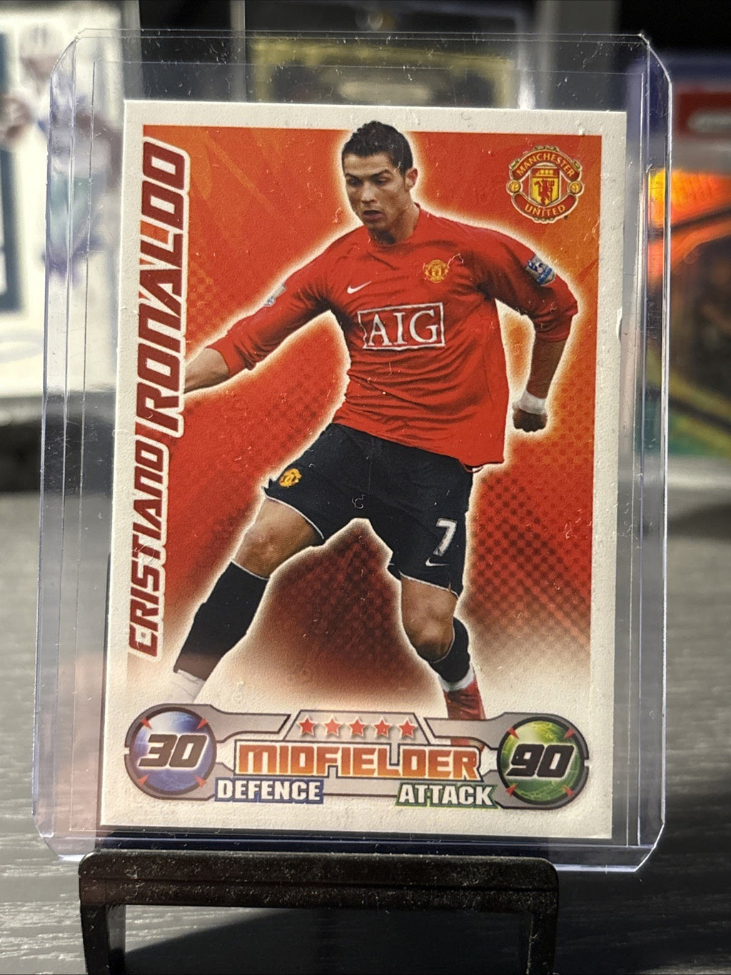 MATCH ATTAX 2008/09 08/09 CRISTIANO RONALDO BASE CARD