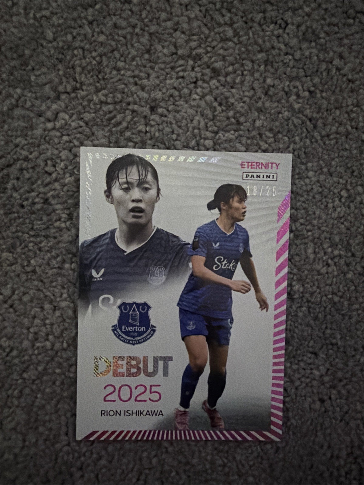 Panini WSL Eternity 25-26 2026 Rion Ishikawa Purple Numbered /25