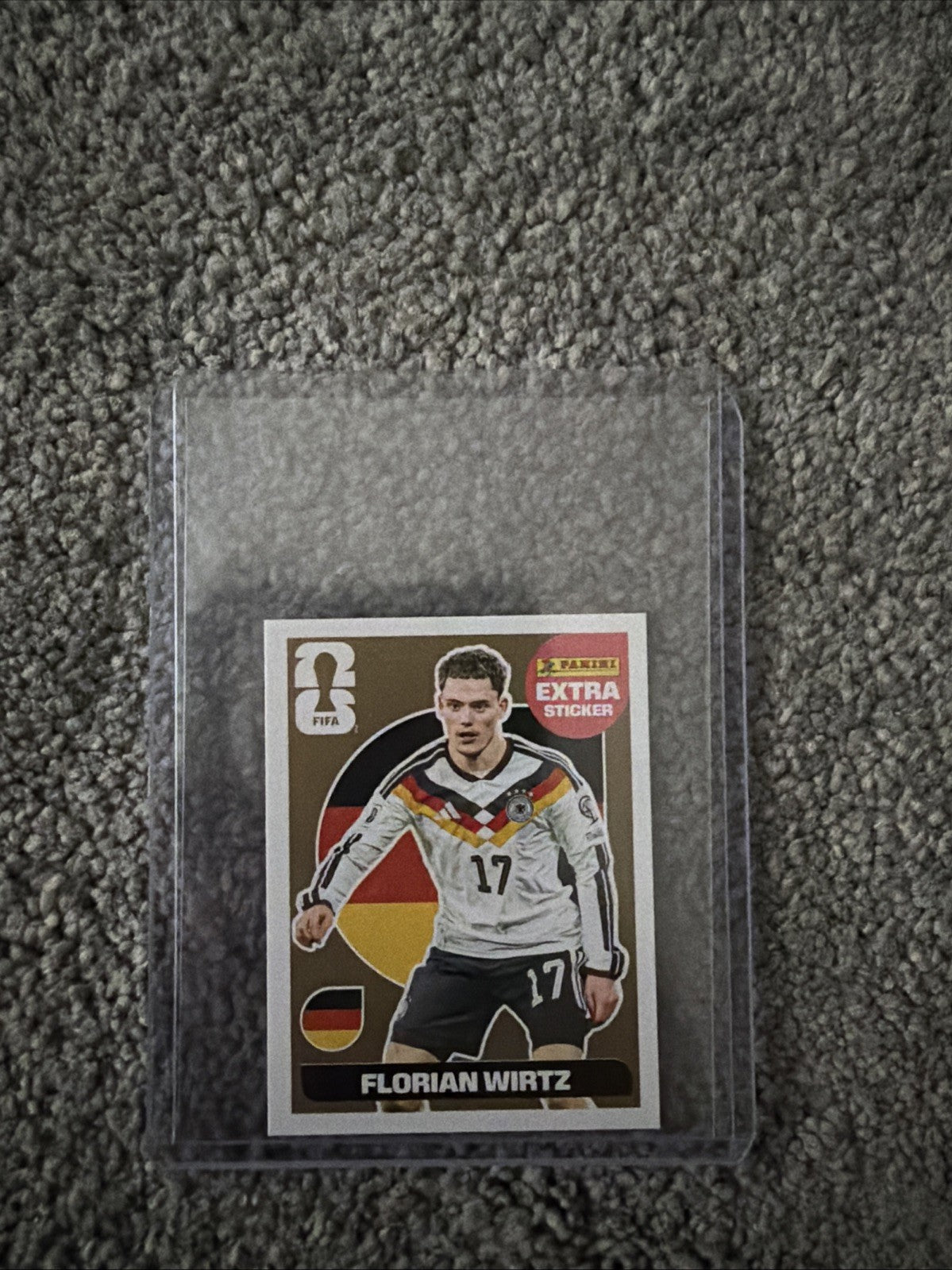 Panini 2026 FIFA World Cup Florian Wirtz Germany GOLD EXTRA STICKER