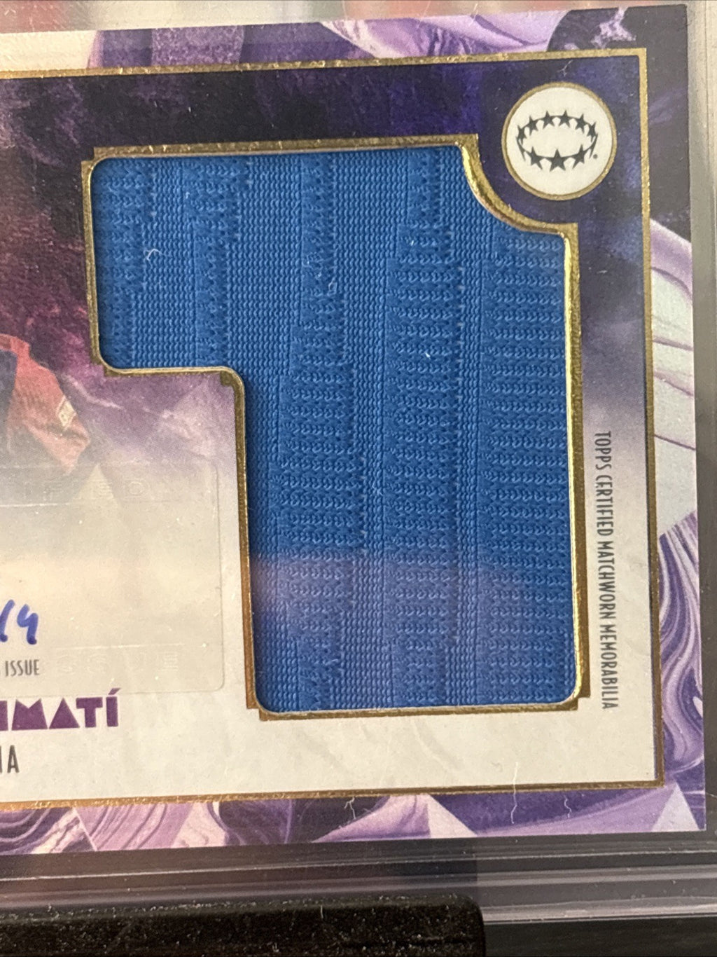 2024 Topps Deco Aitana Bonmati Purple Match Worn Patch Auto Autograph #25/25