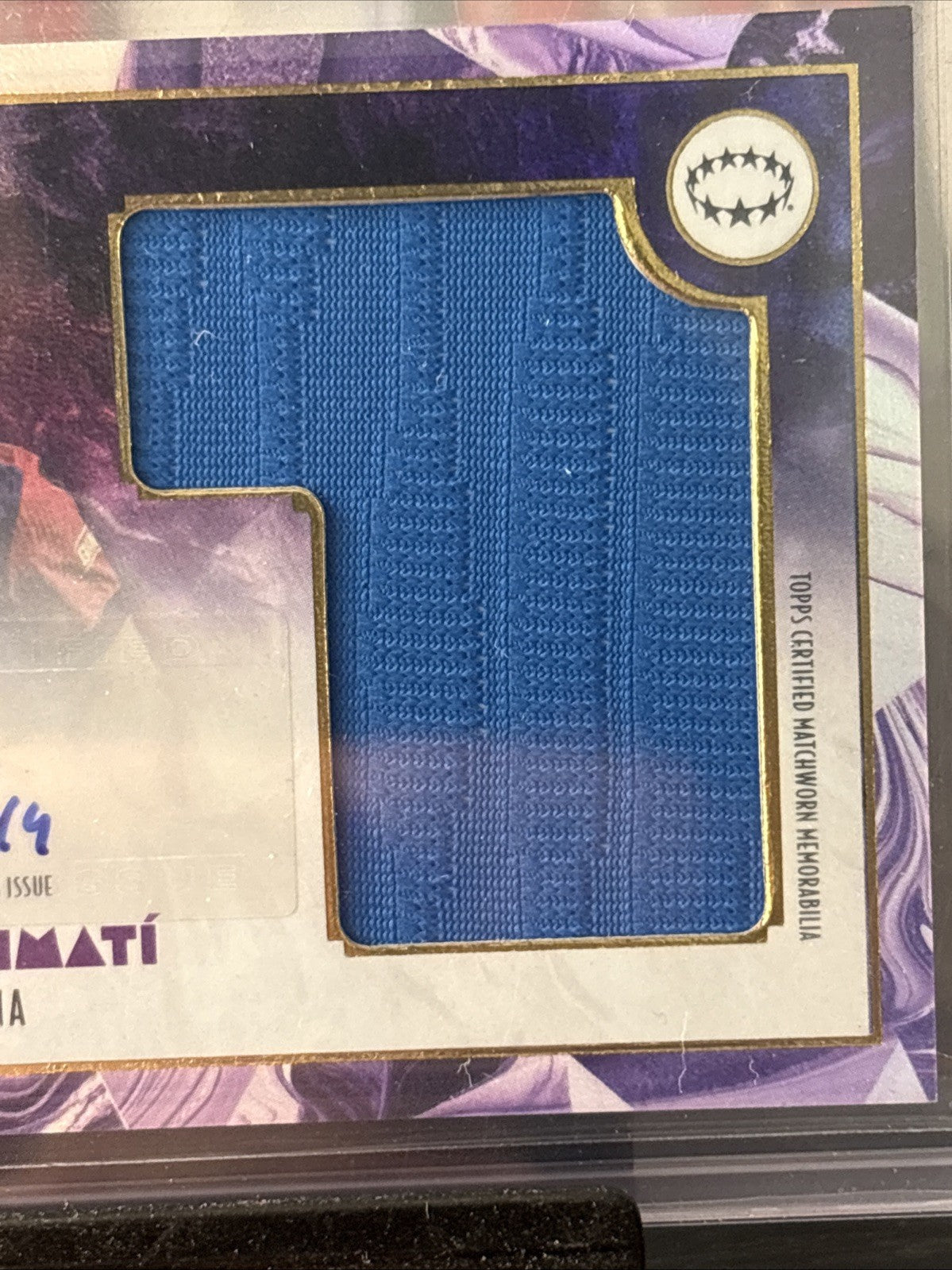 2024 Topps Deco Aitana Bonmati Purple Match Worn Patch Auto Autograph #25/25