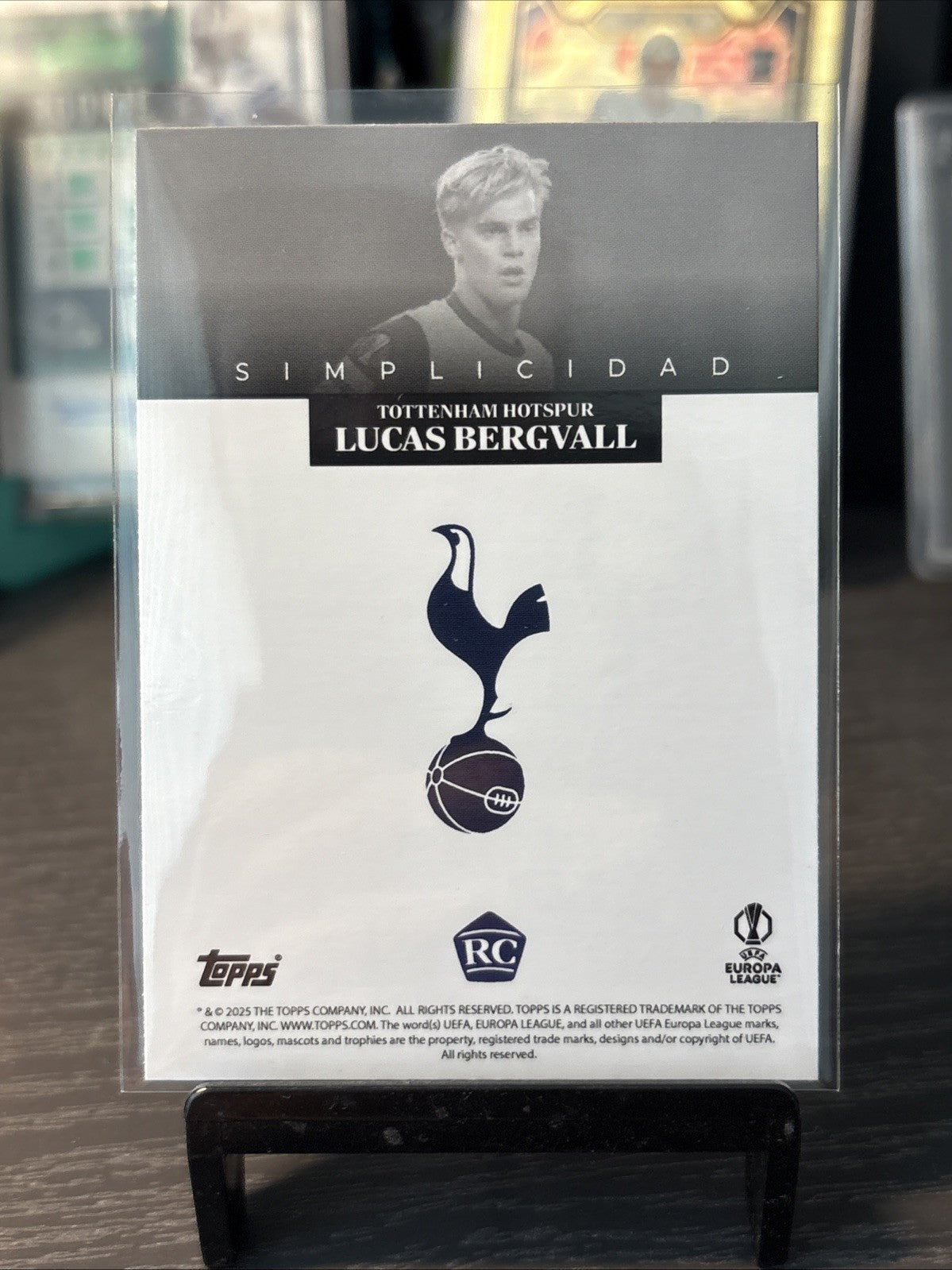 Topps Simplicidad 2024-25 - Lucas Bergvall - Rookie