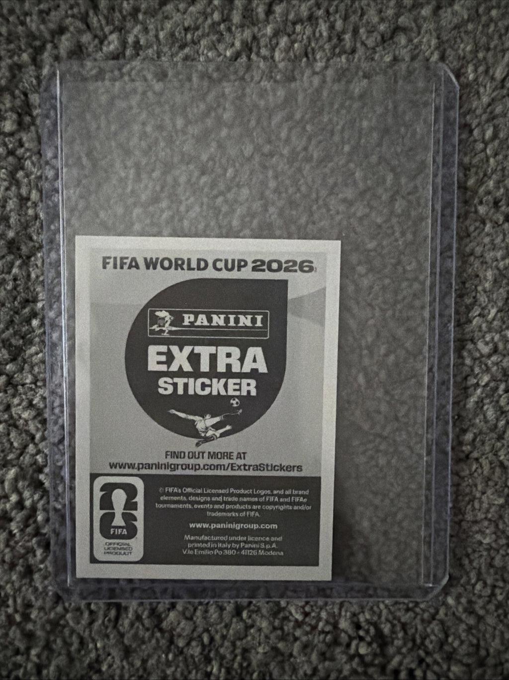 Panini FIFA Extra Sticker Jérémy Doku Belgium