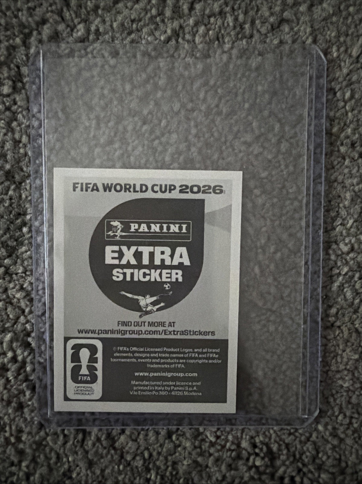 Panini FIFA Extra Sticker Jérémy Doku Belgium