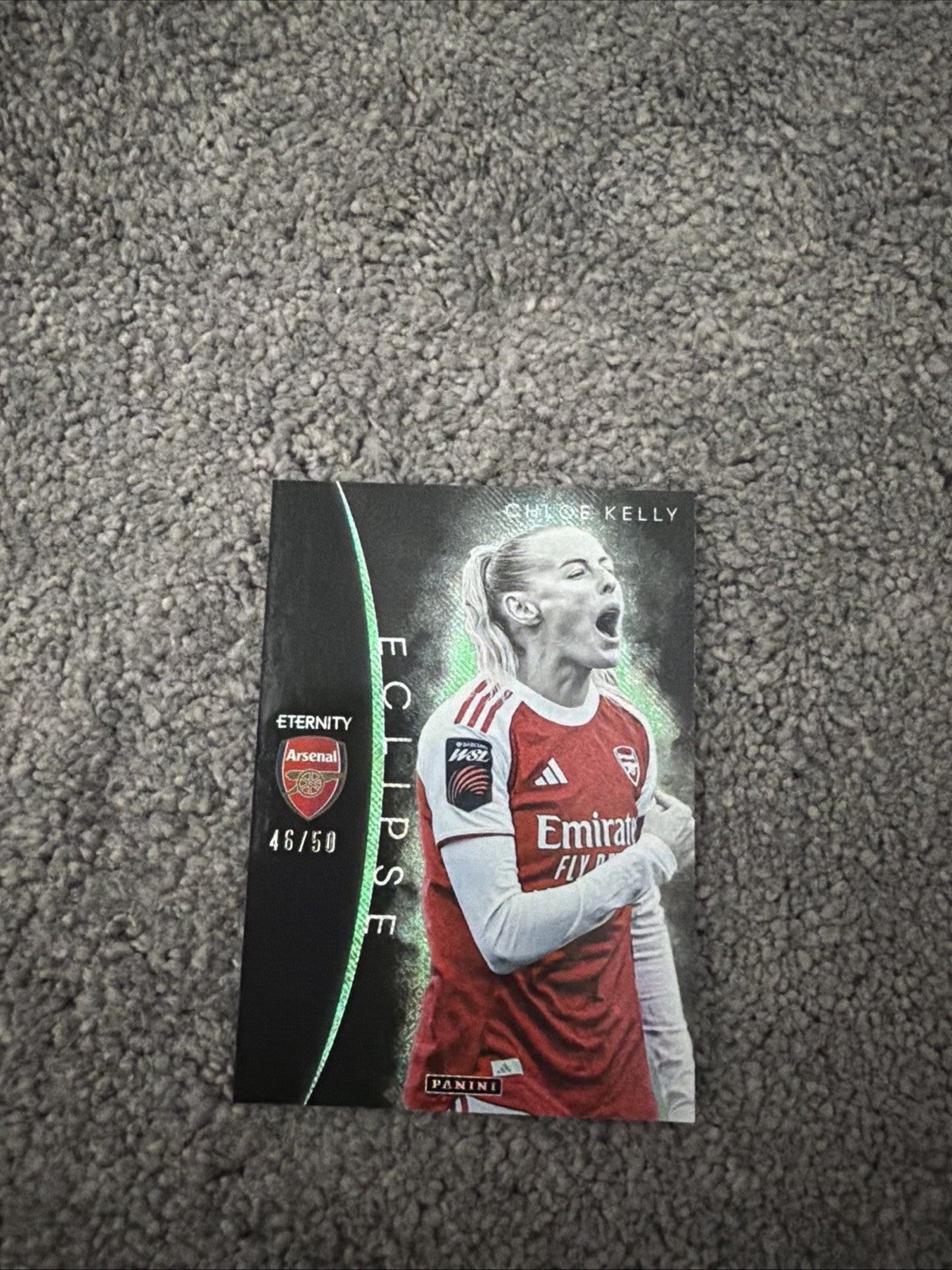 2025/26 Panini WSL Eternity Chloe Kelly Arsenal Eclipse Green /50