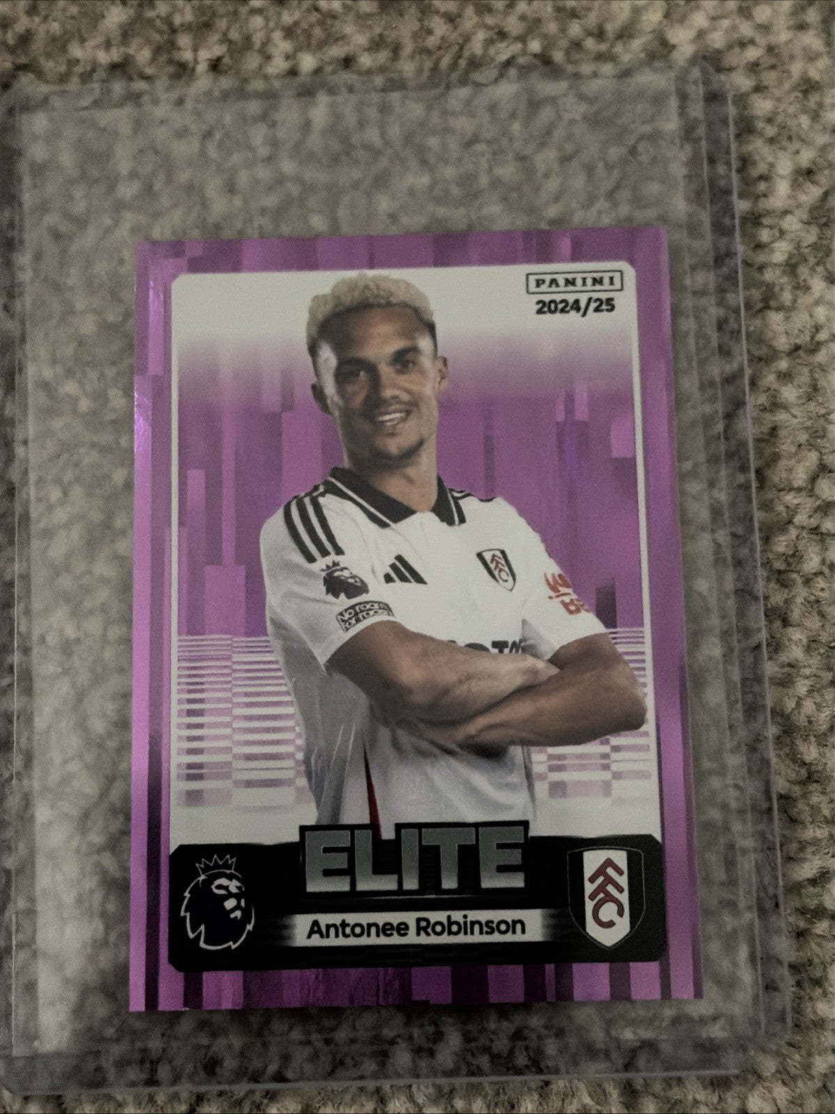Panini Antonee Robinson Purple Parallel Fulham Premier League 2024/25