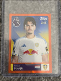 Topps Premier League 2026 Pascal Struijk Leeds Utd Orange Parallel Sticker 25/25