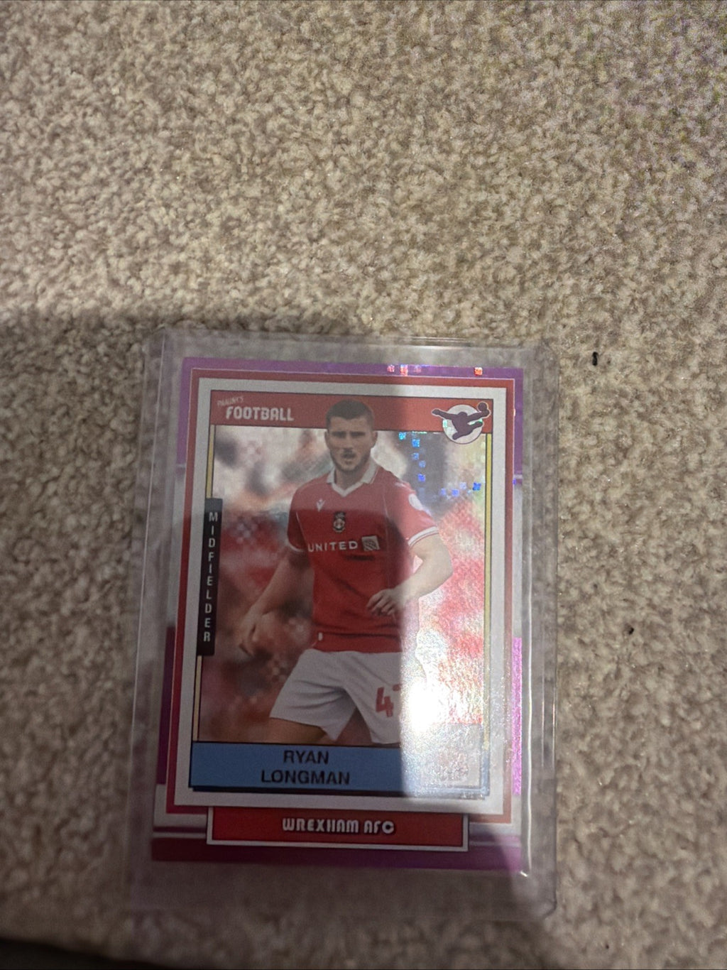 2025-26 Panini’s Football EFL Ryan Longman Matrix Purple 19/49