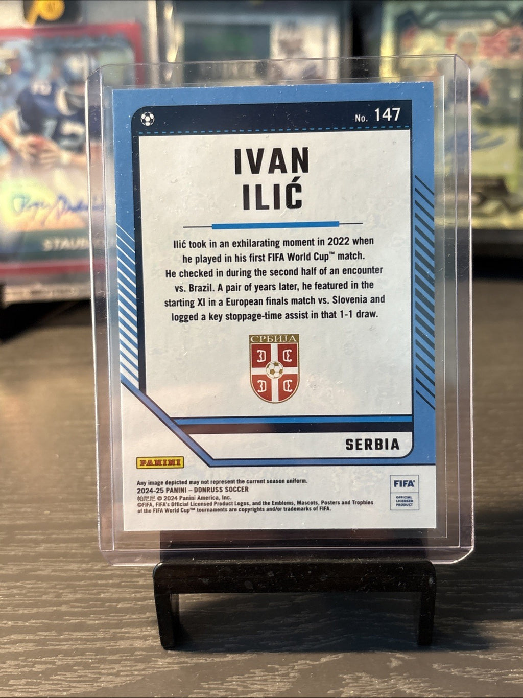 Panini Donruss FIFA 24-25 Ivan Ilic Blue Speckle /49 Serbia