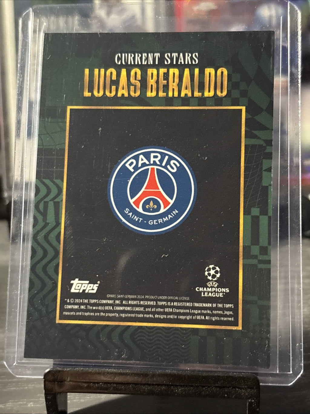 Lucas Beraldo /99 Topps UCC 2024/25 Current Stars PSG