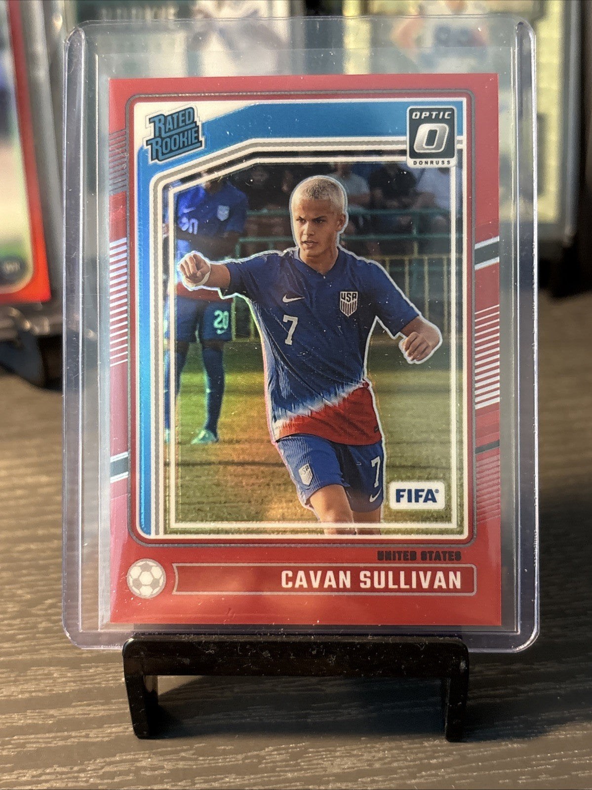 2024-25 Panini Donruss Fifa - Optic Rated Rookie Cavan Sullivan #184 Red...