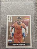 PANINI WORLD CUP 2026 STICKER COLLECTION - CODY GAKPO BRONZE EXTRA STICKER