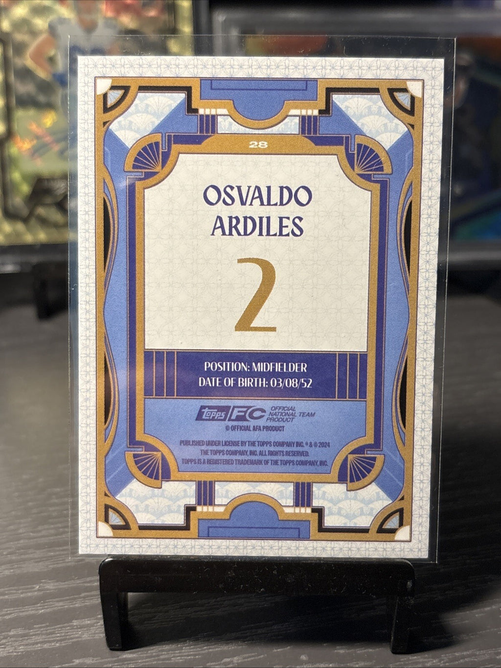 Topps Argentina Team Set 2024 2025 Osvaldo Ardiles