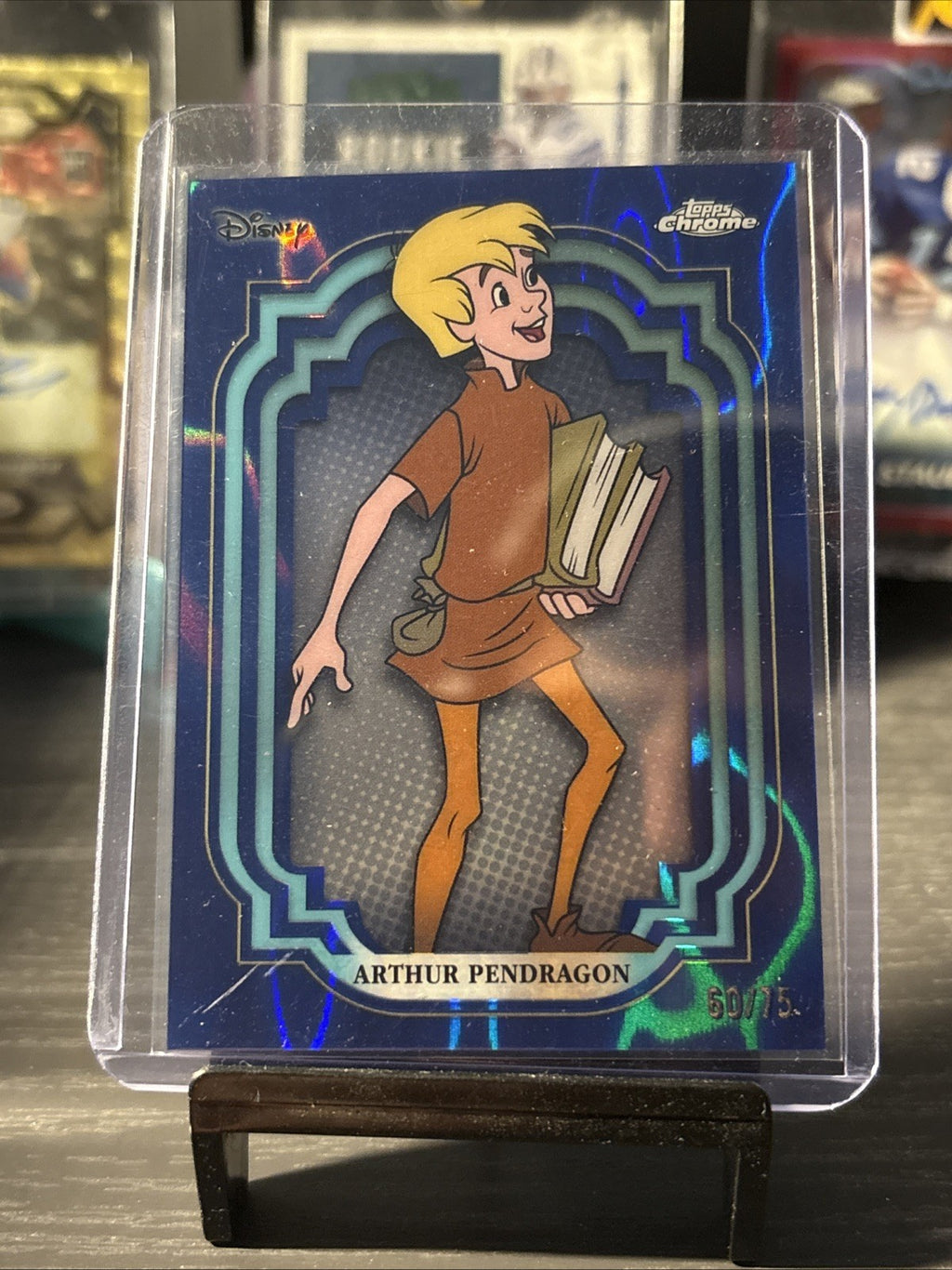 Arthur Pendragon #28 Blue /75 2024 Topps Disney Chrome