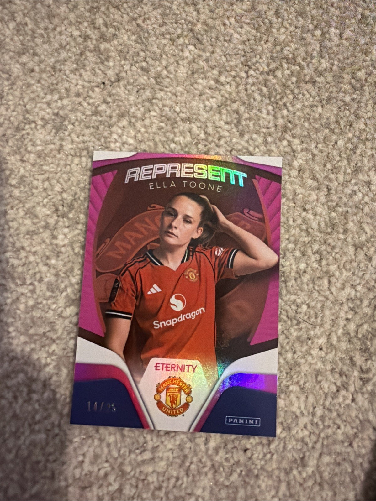 Ella Toone Panini Eternity WSL Card 2025/26 Represent /25